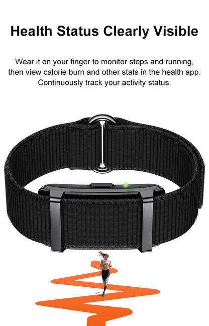 1ATM Waterproof Smart Fitness Bracelet – Heart Rate, Sleep & Step Tracker