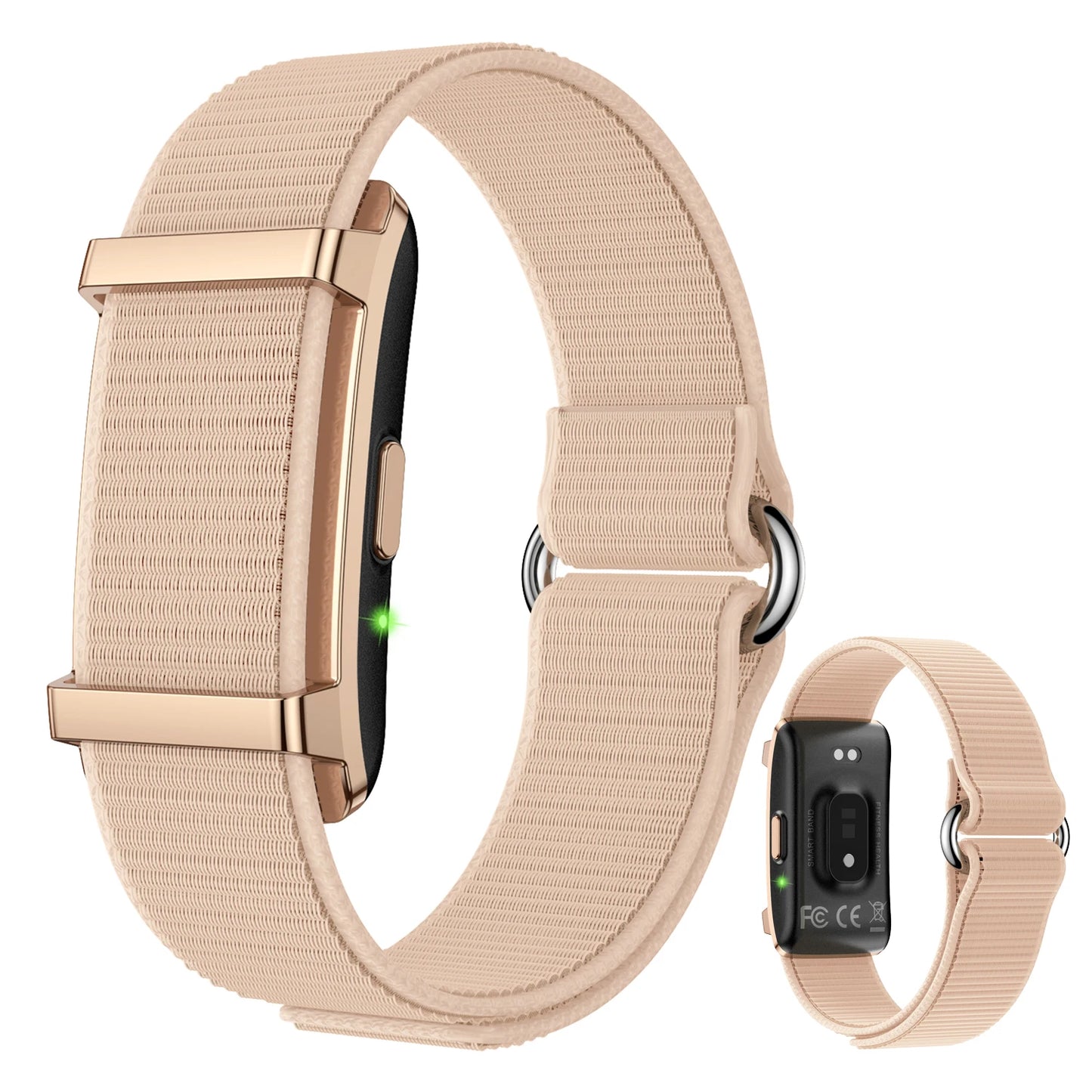 1ATM Waterproof Smart Fitness Bracelet – Heart Rate, Sleep & Step Tracker