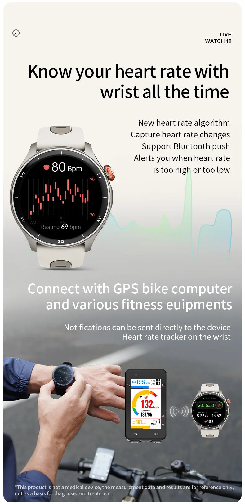 IGPSPORT GPS Smart Sports Watch – Multi-Sport Fitness & Data Tracking