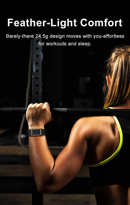 1ATM Waterproof Smart Fitness Bracelet – Heart Rate, Sleep & Step Tracker