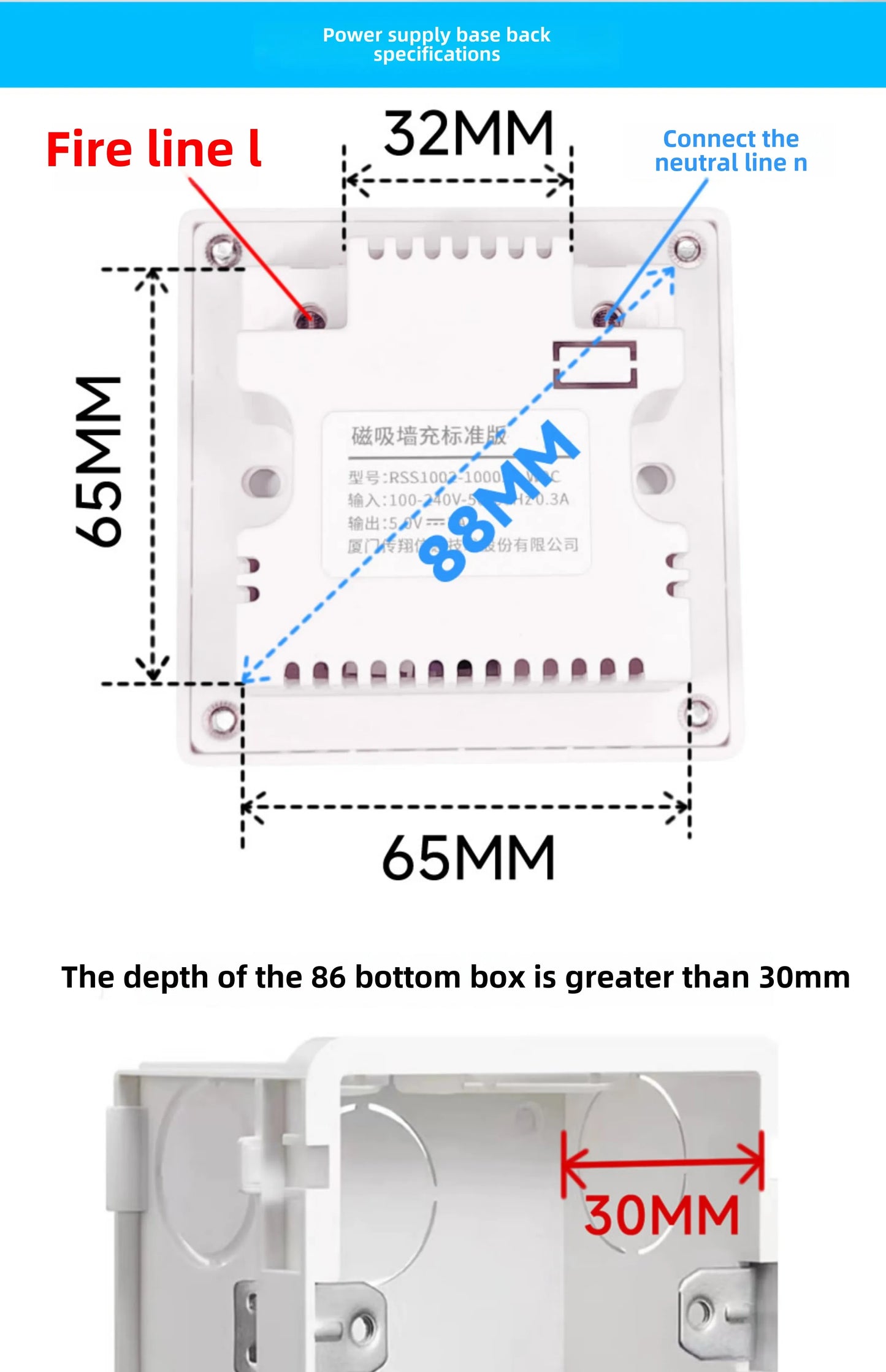 Magnetic Charging Bracket for Philips Oral-B Electric Toothbrush