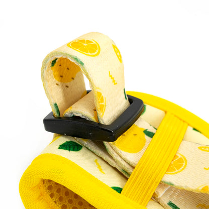 Collarlogo Adjustable Pet Dog Collar Durable Soft Cute Creative Lemon Design Leash Neoprene Harness Poop Poo Bag Dispenser