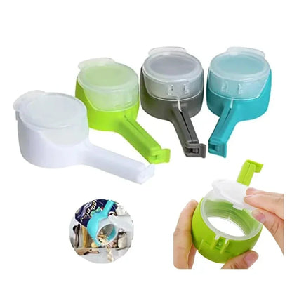 Travel-Friendly Snack Sealer Clip with Cap