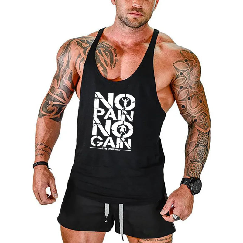 Men’s Muscle Stringer Tank Top – Gym & Bodybuilding