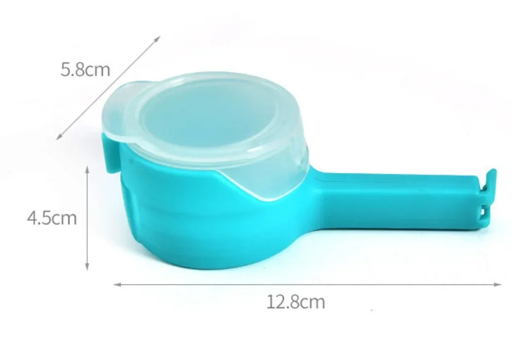 Travel-Friendly Snack Sealer Clip with Cap