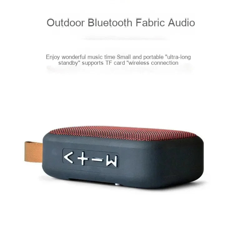Portable Fabric Bluetooth Speaker, Wireless Connection, Outdoor Sports, Stereo Audio, Support Tf Card, Mobile Phone, Universal