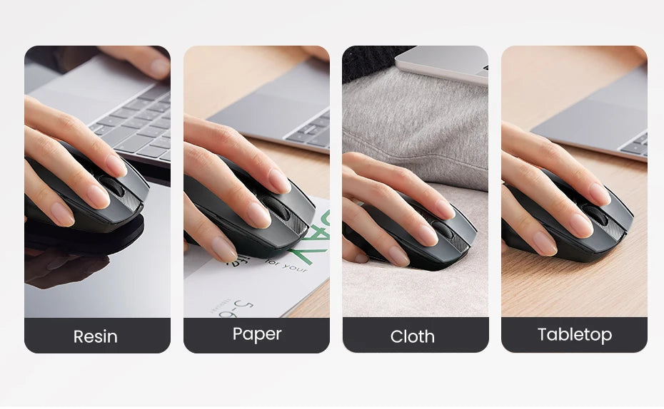 UGREEN Quiet Wireless Mouse for Laptop & MacBook – 4000 DPI